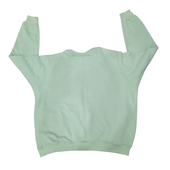 Vintage 90s Green Rabbits Graphic Crewneck Sweatshirt Top Size: Large - Picture 3 of 6